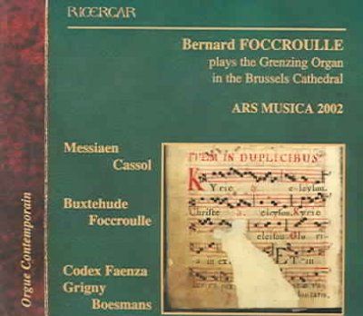 Organ of Brussels Cathedral (Foccroulle) (CD / Album)