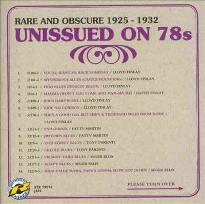 Unissued on 78s:Vol 4 1925-1932 - (Import CD)
