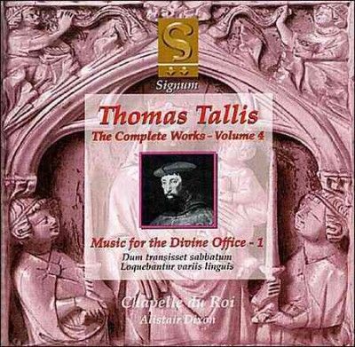 A/chapelle Du Dixon - Tallis: Complete Works Vol 04 (CD)