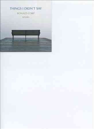 Things I Didn't Say (CD / Album)