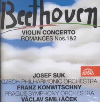 Joseph Suk - Beethoven: Violin Concerto Romances 1&amp; (CD)