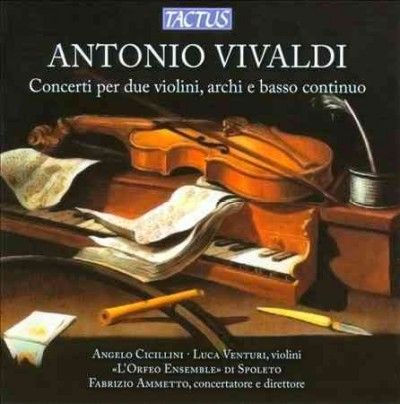 Antonio Vivaldi: Concerti Per Due Violini, Archi E Basso Continuo (CD / Album)