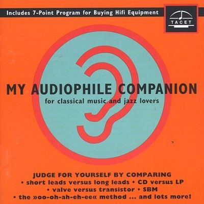 My Audiophile Companion Vol. 1 (CD / Album)