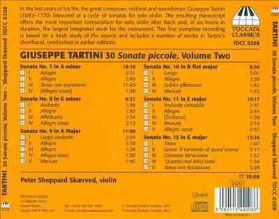 Giuseppe Tartini: 30 Sonate Piccole (CD / Album)