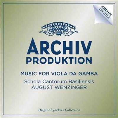 August Wenzinger - Music For Viola Da Gamba (CD)
