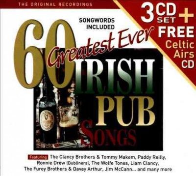 60 Greatest Irish Pub Songs (CD / Album)