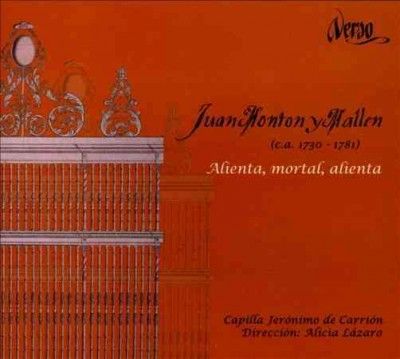 Capilla Jeronimo De - Alienta Mortal Alienta (valour Mortal (CD)