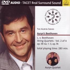 Beethoven - String Quartets Vol. 2 of 4 (Auryn Quartet) (DVD / Audio)