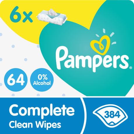 pampers complete clean wipes