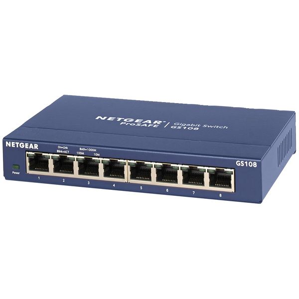 Netgear ProSafe 8-Port Gigabit Desktop Unmanaged Switch