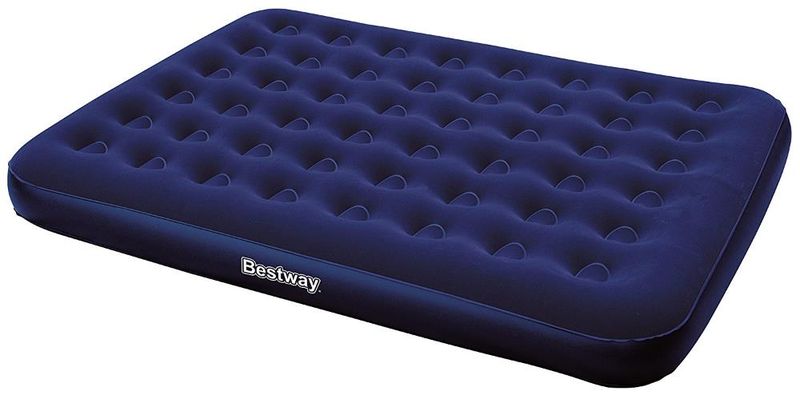 Bestway - Flocked Queen Airbed - Blue