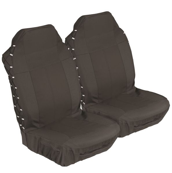 Stingray - Explorer 2Pc Front Car Seat Cover Set - Black