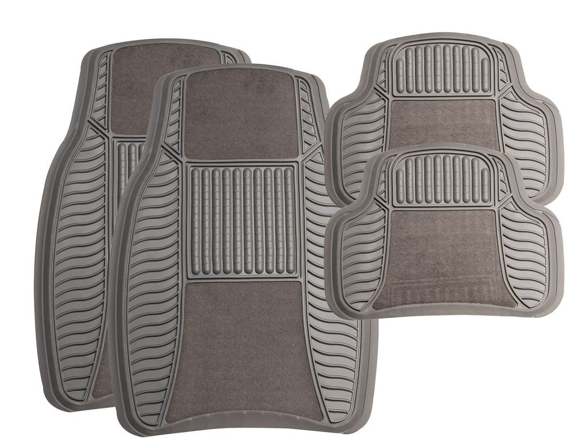 Stingray 4 Piece Rubber/Velour Car Floor Mat Set TT8110 Shop