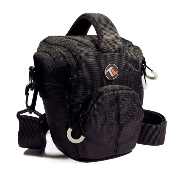 Tuff-Luv Expo-1 Compact Water Resistant Top Loader Outdoor Medium Adventure Camera Bag - Black