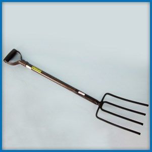 Lasher - 4 Prong Steel Shaft Digging Fork