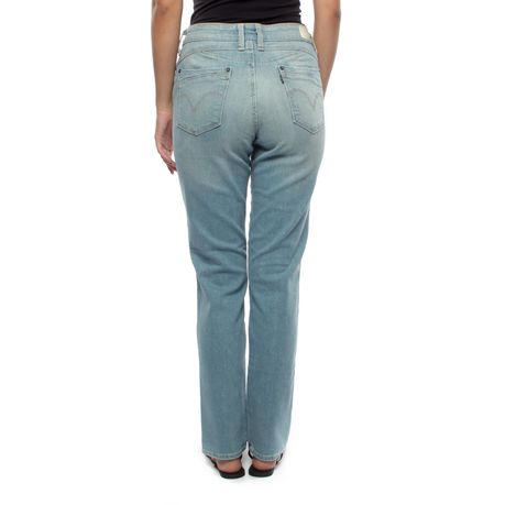 Levi's Flatters and Flaunts Denim Mid Rise Slim fit Keepsake Jeans ( Light  Blue) | Buy Online in South Africa 