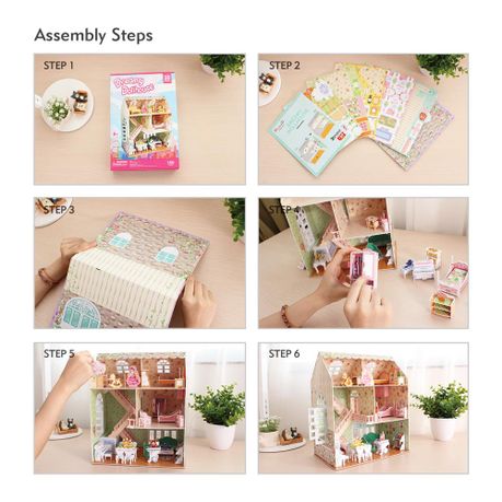 Cubic Fun Dreamy Dollhouse 160 Pieces 3D Puzzle Daily Sale Shop