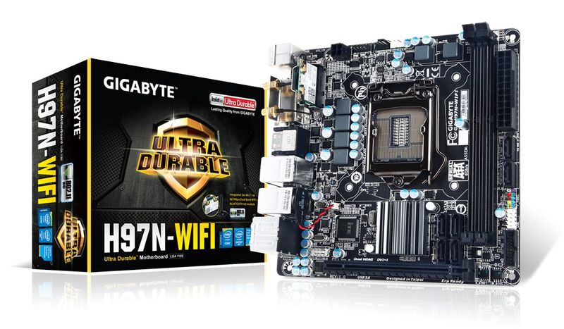 Gigabyte H97N Wifi Haswell Mini ITX Motherboard - Socket 1150