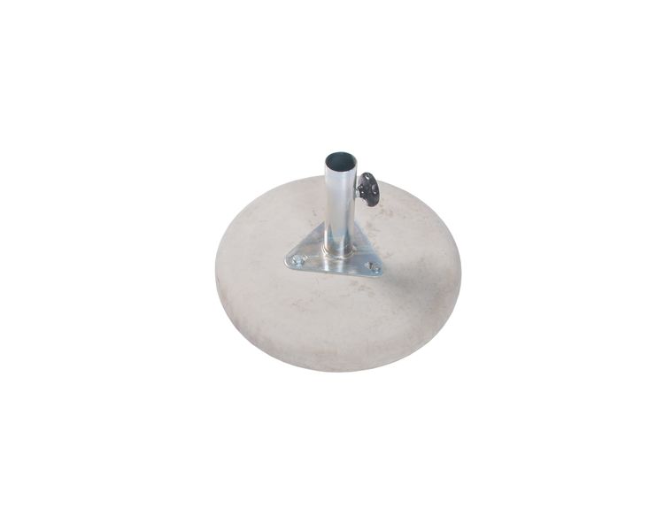 Cape Umbrellas - Cement Base with Electroplated Upstand - Grey 25kg