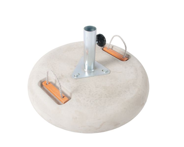 Cape Umbrellas - Cement Base with Electroplated Upstand - Grey 60kg
