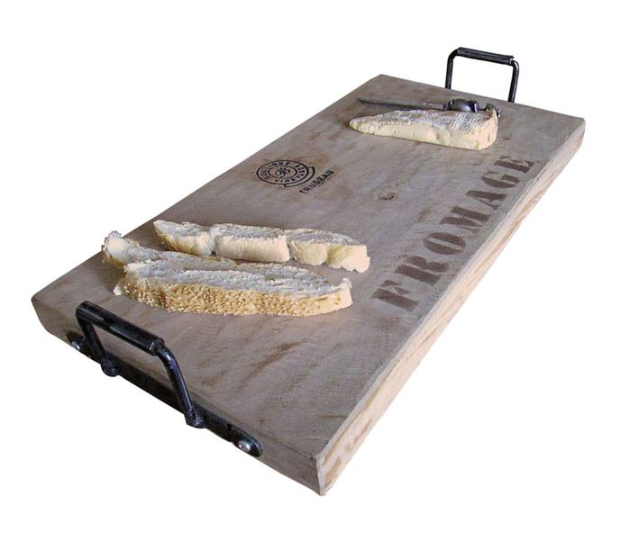 Maison Fromage Rectangle Board with Iron Handles