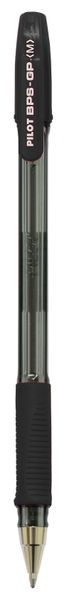 Pilot BPS Grip Medium Ballpoint Pen - Black (Pack of 12)