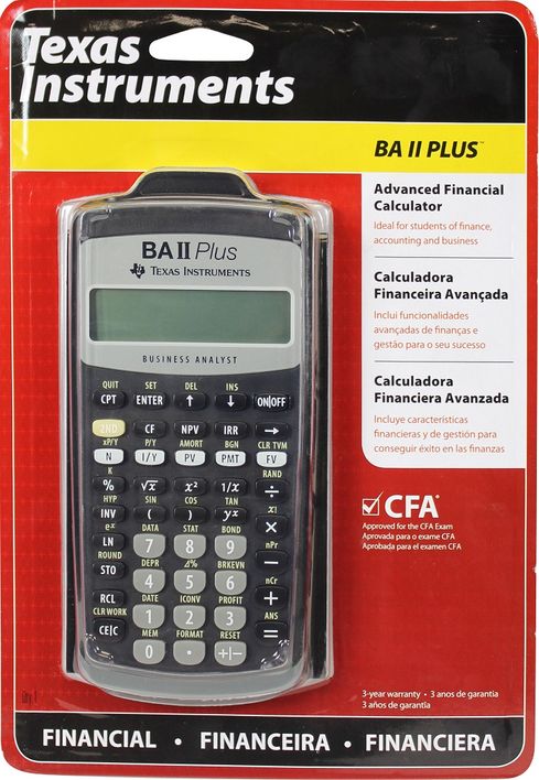 Texas Instruments Ba Ii Plus Financial Calculator Buy Online in South Africa