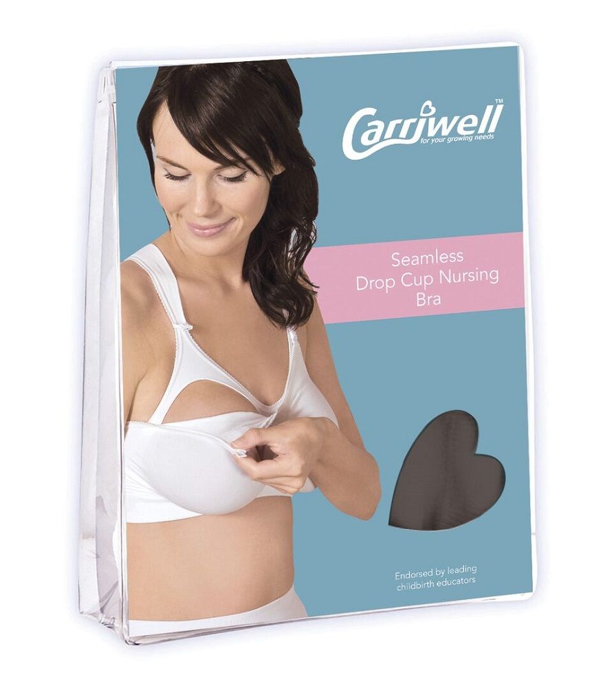 Carriwell Seamless Drop Cup Nursing Bra Black Buy Online in South