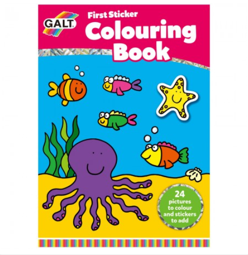 Galt Toys First Sticker Colouring Book