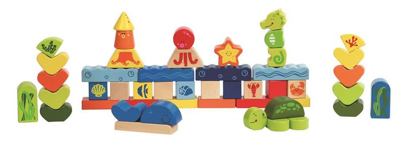 Hape Under the Sea Blocks