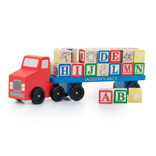 Melissa &amp; Doug Wooden Alphabet Truck