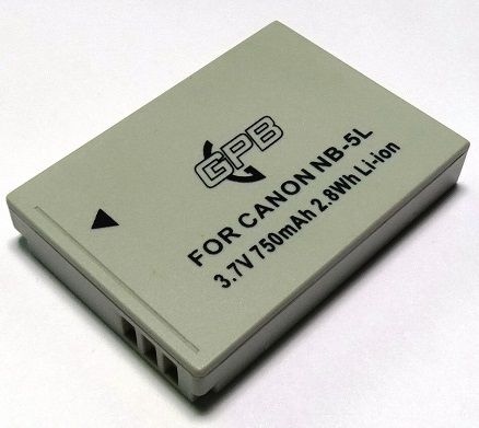 GPB Canon NB-5L Battery