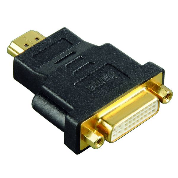 Hama HDMI Plug DVI Socket Gold-plated