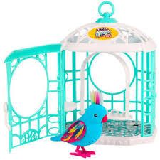 Little Live Pets Birds And Cage - Rainbow Riki