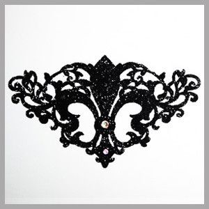 Black Lace Skin Jewellery: Black Sparkle Collection - Stunning - Without Crystals