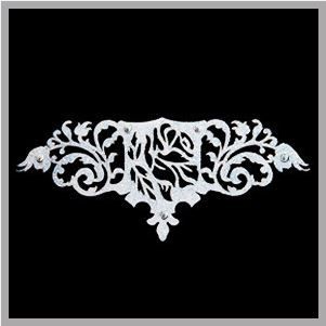 Black Lace Skin Jewellery: Bridal Collection - Romantic - Champagne - Without Crystals