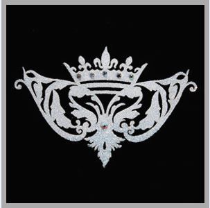 Black Lace Skin Jewellery: Bridal Collection - Majestic - Champagne - Without Crystals