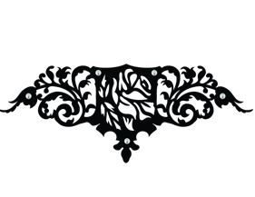 Black Lace Skin Jewellery: Matte Black Collection - Romantic - Without Crystals