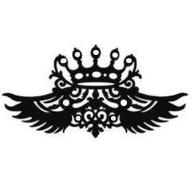 Black Lace Skin Jewellery: Matte Black Collection - Regal - Without Crystals