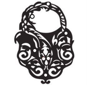 Black Lace Skin Jewellery: Matte Black Collection - Radiant - Without Crystals