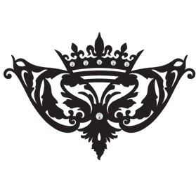 Black Lace Skin Jewellery: Matte Black Collection - Majestic - Without Crystals