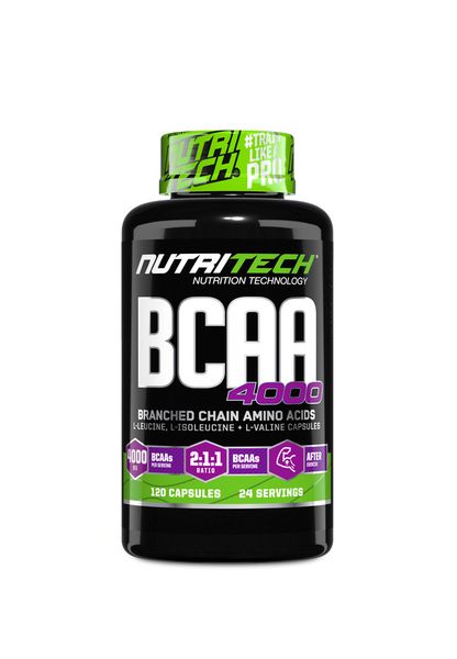 Nutritech BCAA 4000 120 Capsules
