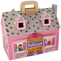 melissa and doug fold n go dollhouse