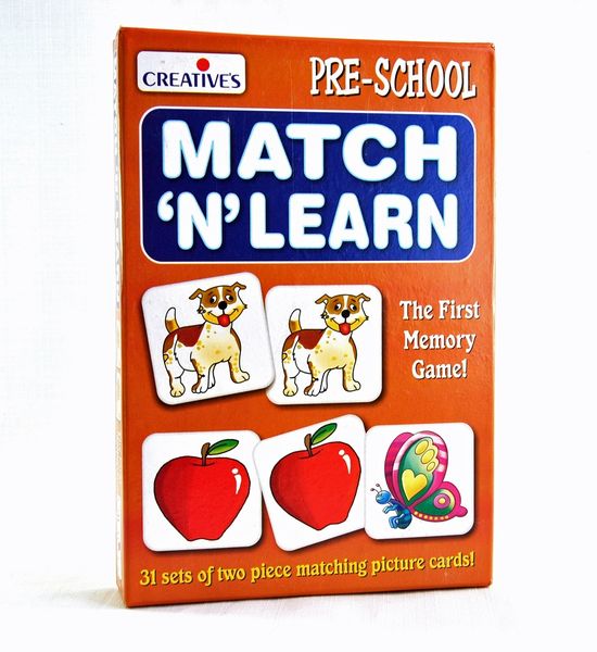 Toys Match &amp; Learn Red - 31 pairs of images, Ages 4+