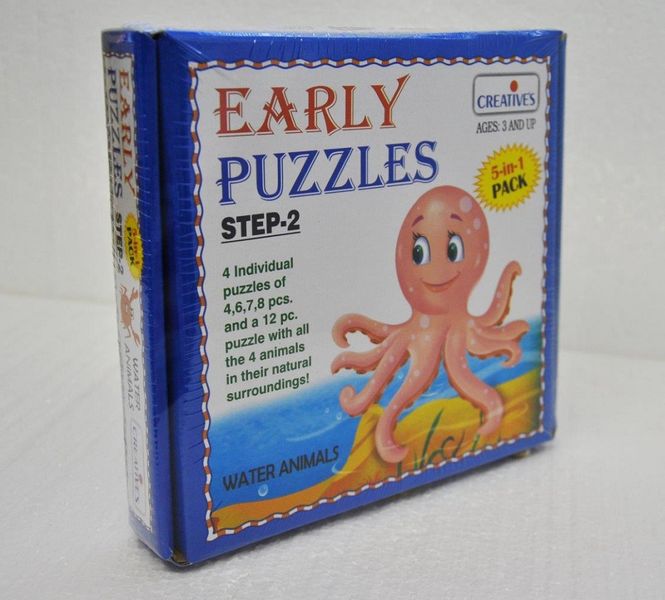 Creatives Toys Early Puzzle Step II - Water Animals