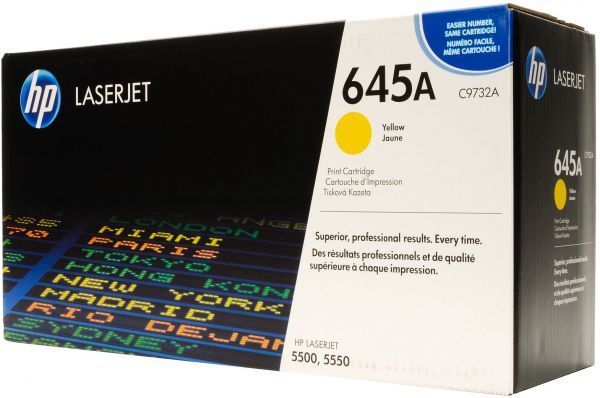 HP 645A LaserJet Print Cartridge - Yellow