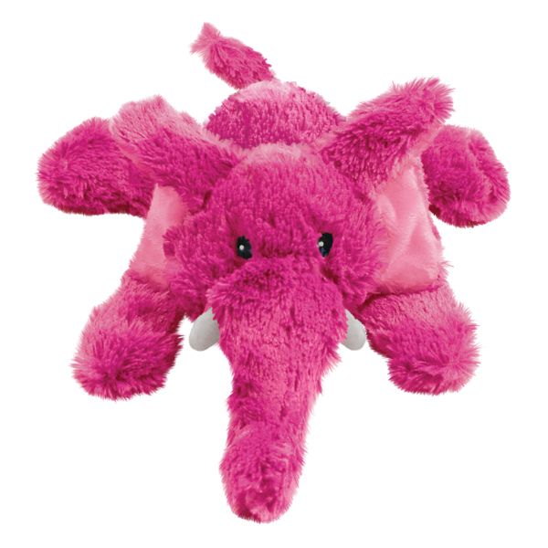 Kong - Cozie Elmer the Elephant Toy - Small - Pink