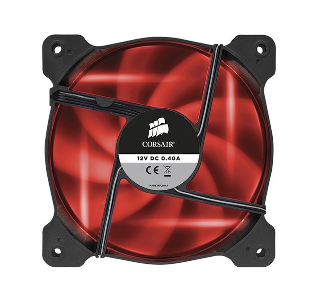 Corsair AF120 Quiet Edition High Airflow 120mm Fan with Red Led