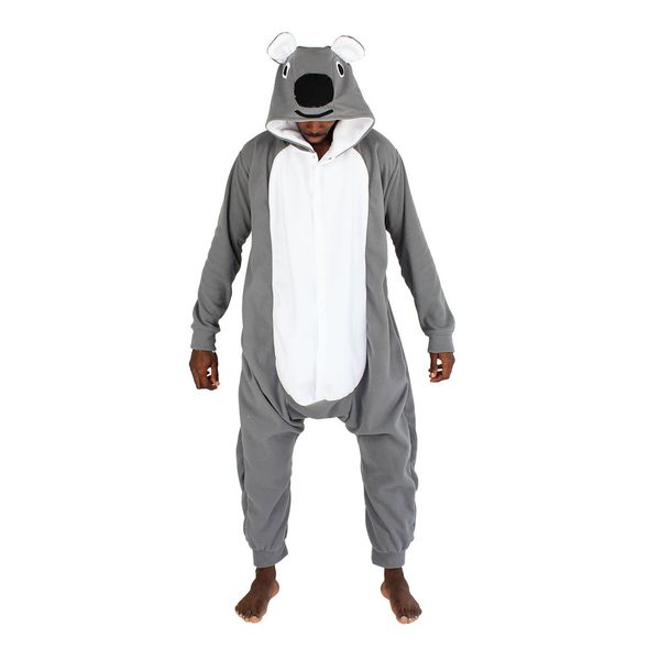 aFreaka - Adults Koala Bear Onesie in Grey &amp; White