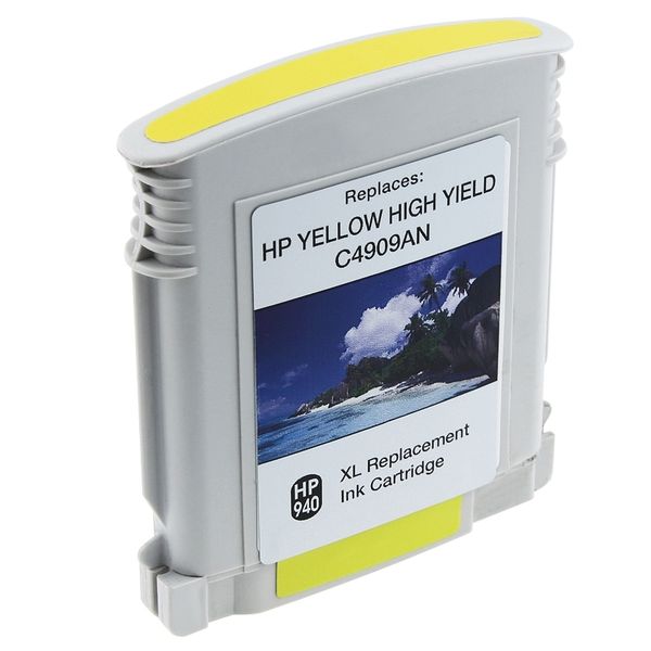 Compatible HP No. 940XL C4909A Inkjet Cartridge - Yellow